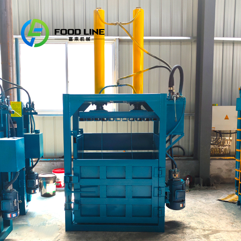 Organic Farming Of Agriculture - Vertical Hydraulic Agricultural Waste Baler Ideal