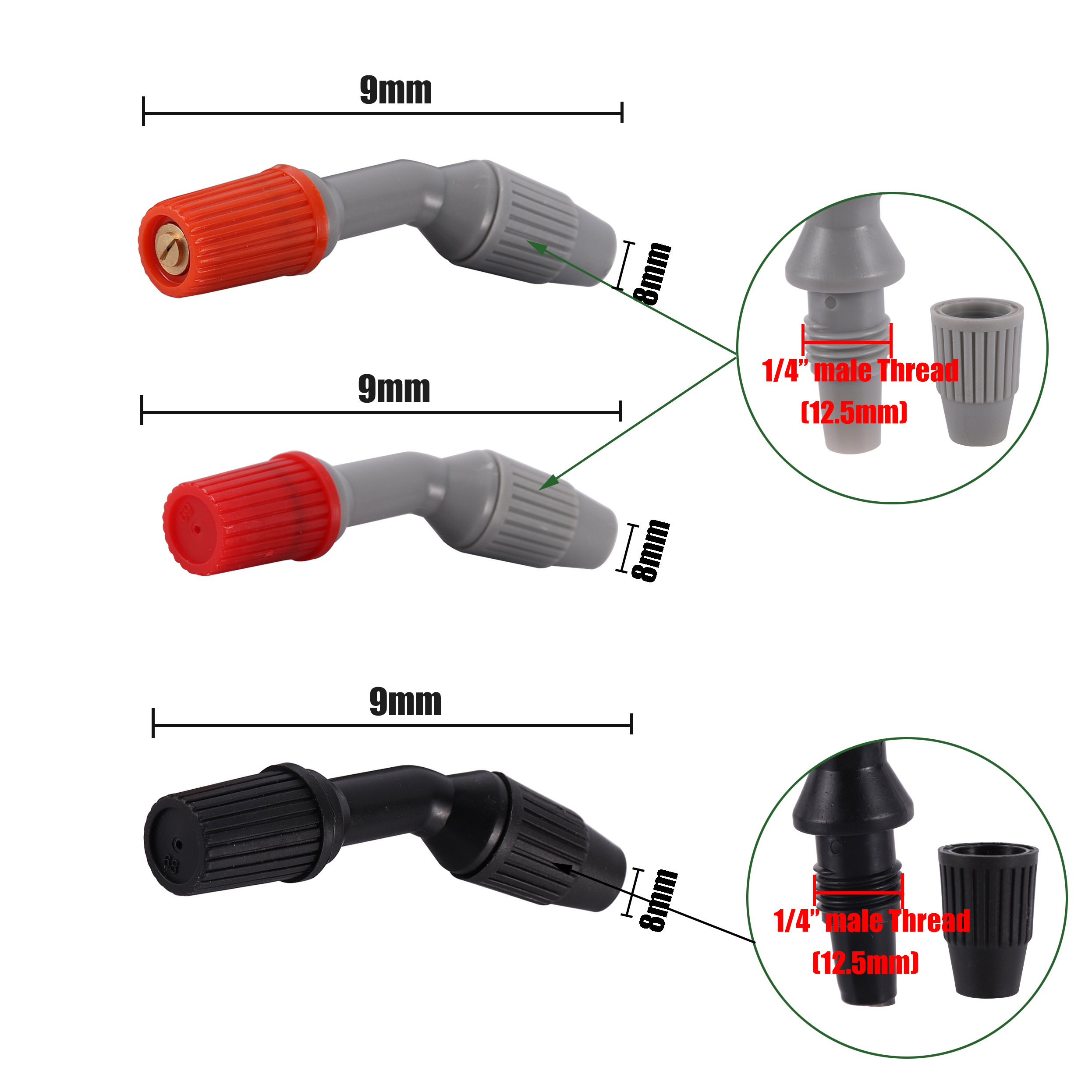 Adjustable Sprayer Nozzle Tip  - Orchard Sprayer Tractor บทวิจารณ์และราคา