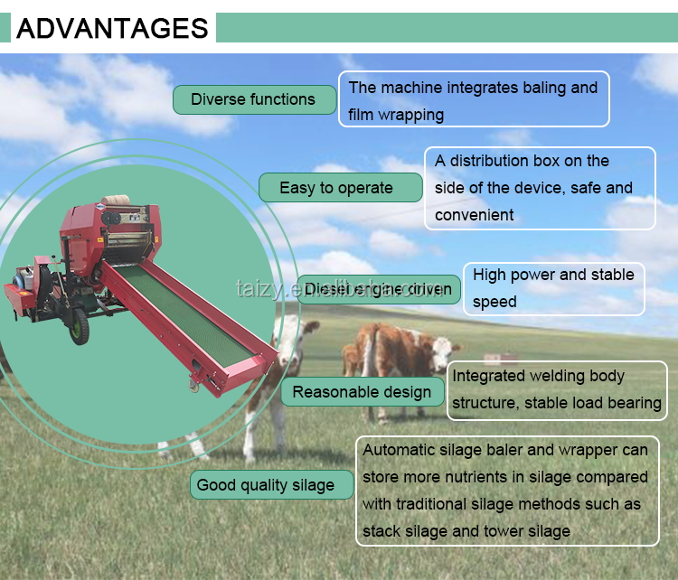 2026 SELL 2026 Full Automatic  - Silage Baler Machine บทวิจารณ์และราคา