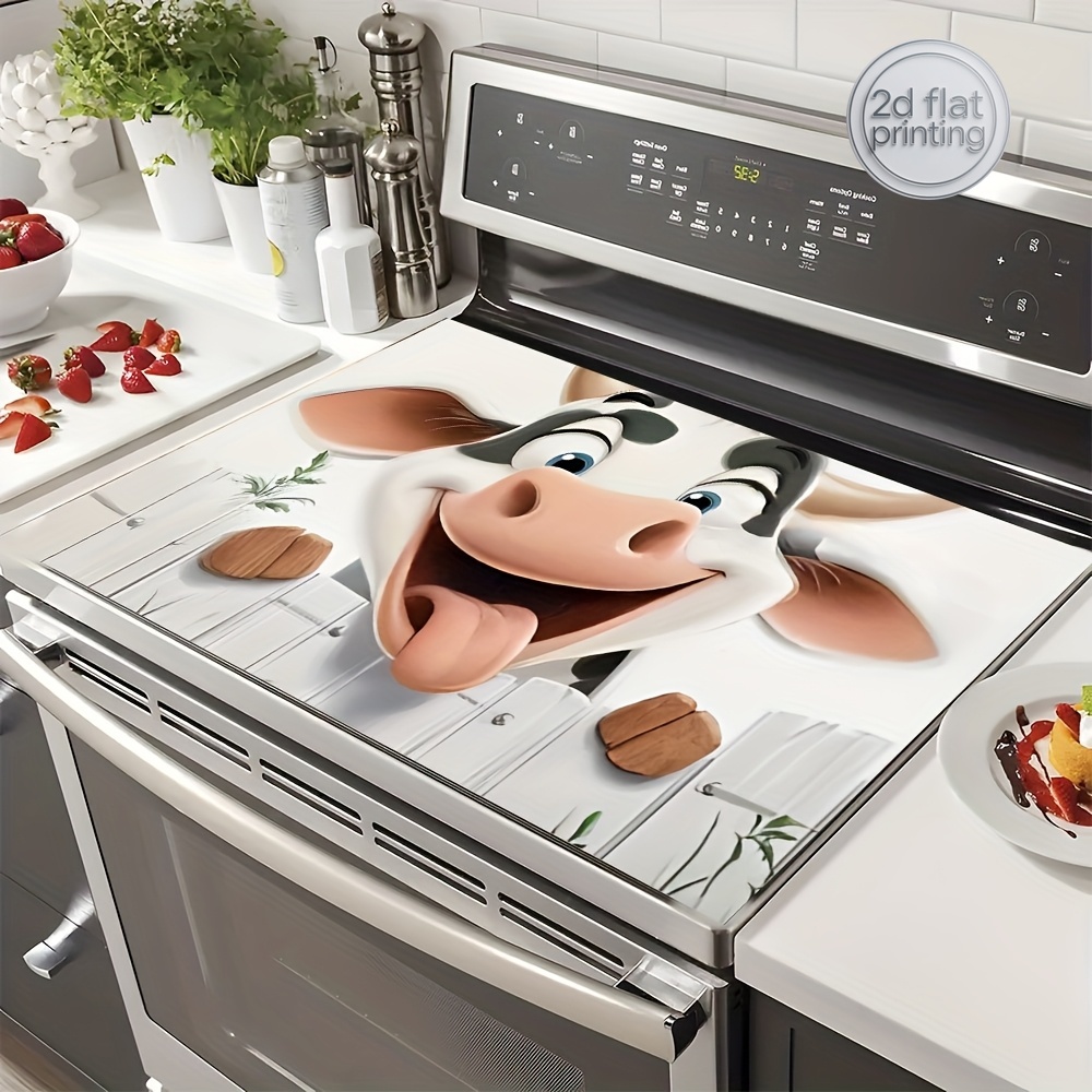 Cow-Print Stove Cover Mat – So - Cow Mat Rubber บทวิจารณ์และราคา