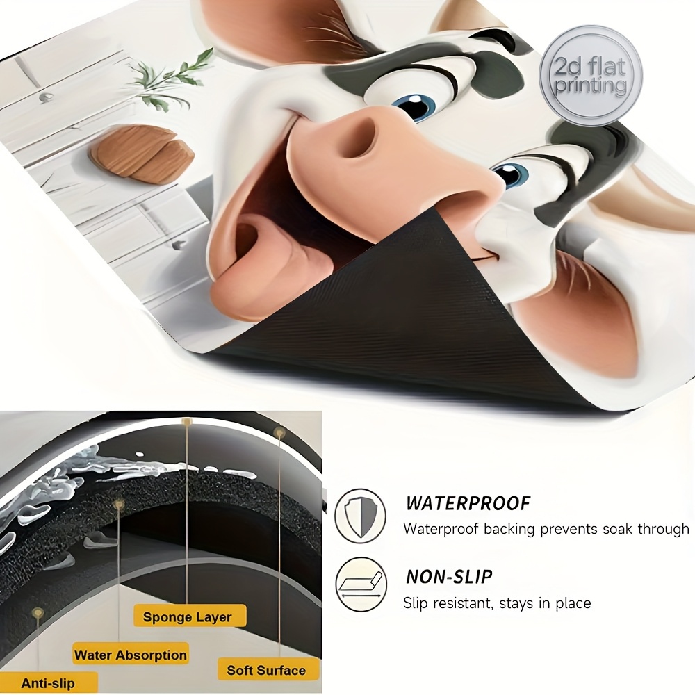 Cow-Print Stove Cover Mat – So - Cow Mat Rubber บทวิจารณ์และราคา