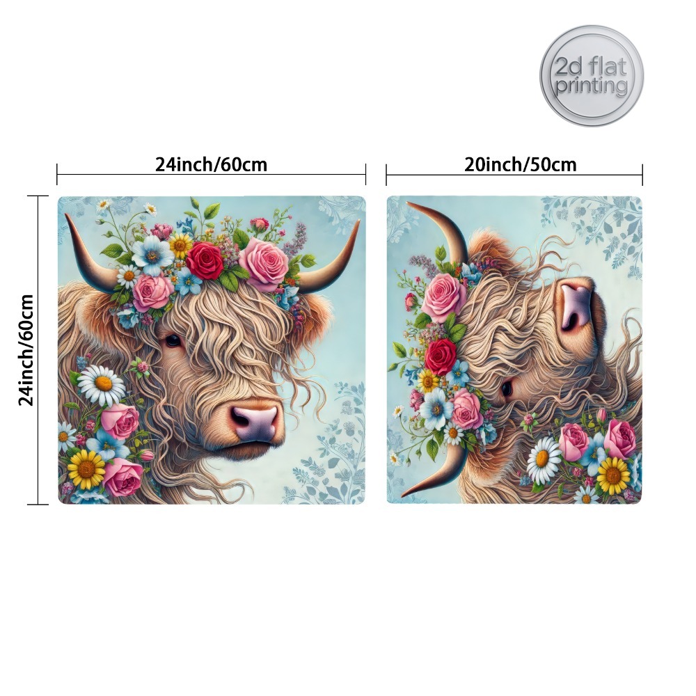 1pc, Artificial Leather Dish D - Cow Mat Rubber บทวิจารณ์และราคา