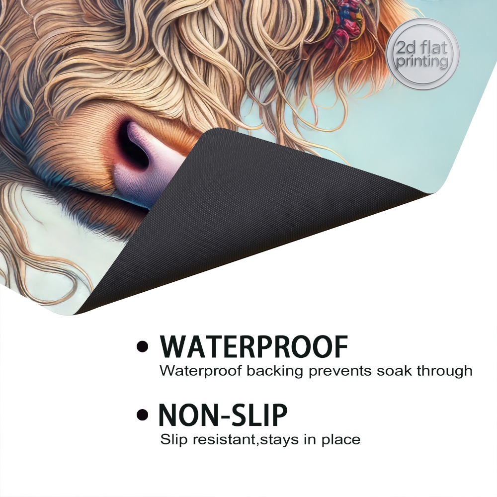 1pc, Artificial Leather Dish D - Cow Mat Rubber บทวิจารณ์และราคา