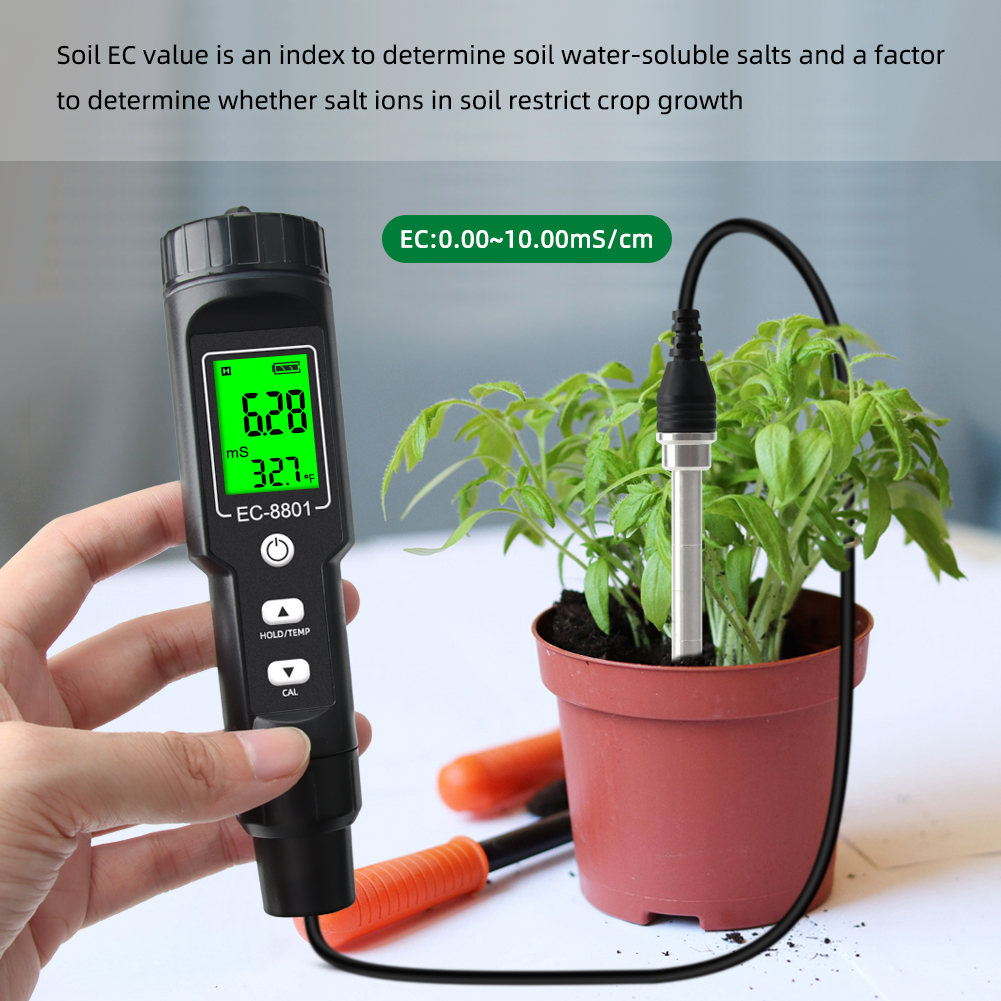 Yieryi EC/TEMP Soil Tester 0.0 - Agriculture Farming Hand Tools บทวิจารณ์และราคา
