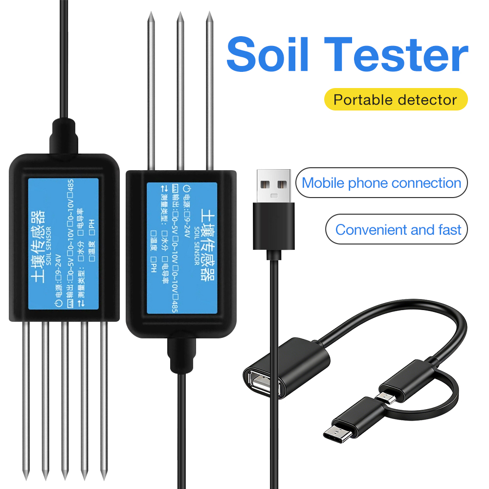 USB Type-C Soil Sensor Tempera - Farming Agriculture App บทวิจารณ์และราคา