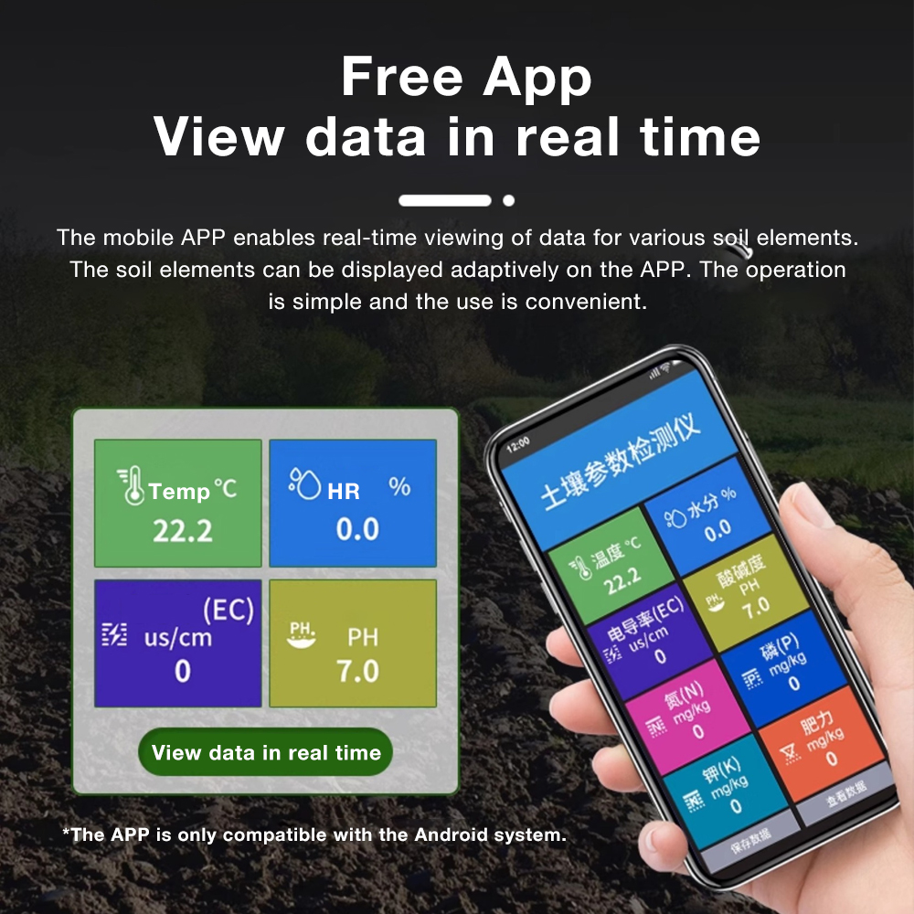 USB Type-C Soil Sensor Tempera - Farming Agriculture App บทวิจารณ์และราคา