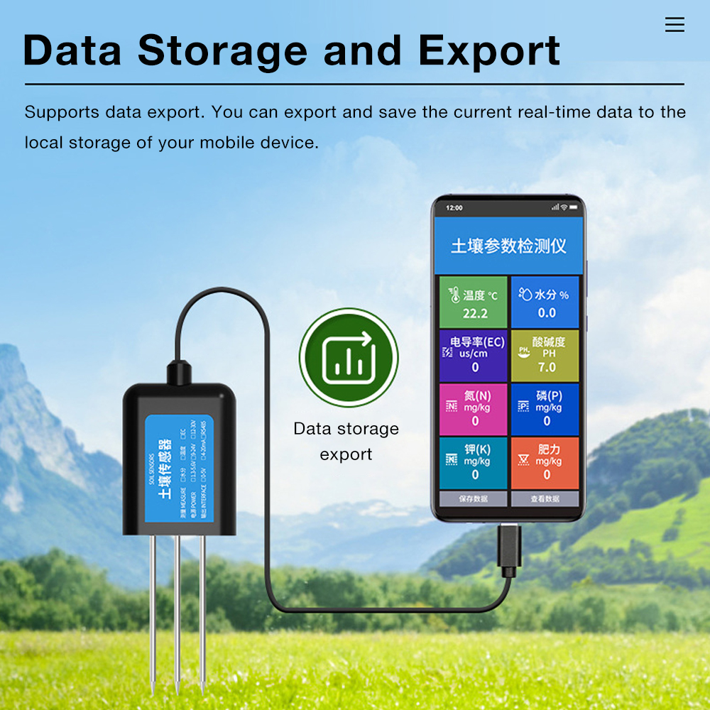 USB Type-C Soil Sensor Tempera - Farming Agriculture App บทวิจารณ์และราคา