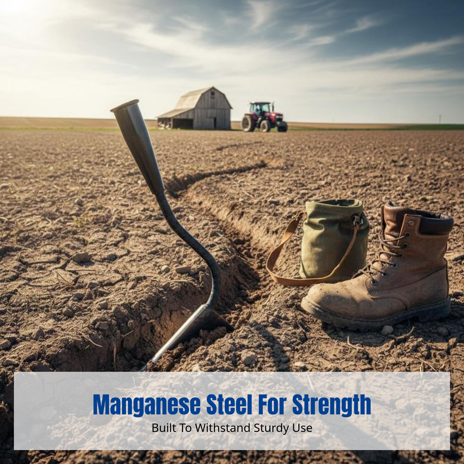 Thickened Manganese Steel Tria - Agriculture Farming Hand Tools บทวิจารณ์และราคา