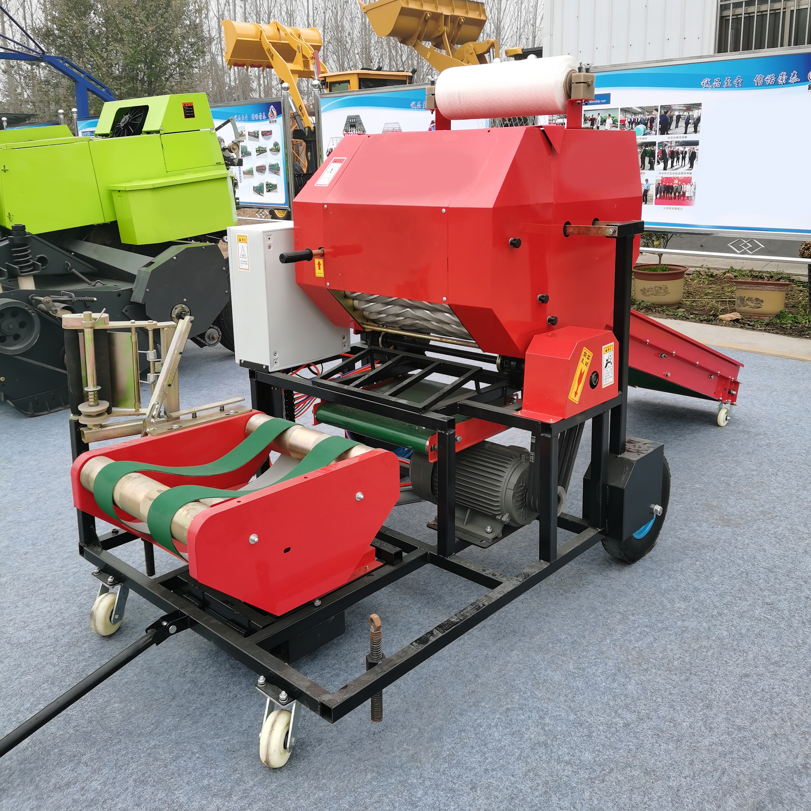 Green Storage Corn Stalk Baler - Silage Baler Machine บทวิจารณ์และราคา