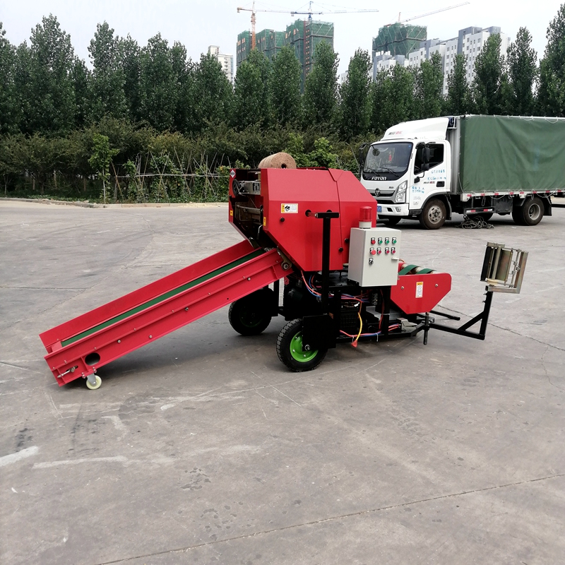 Green Storage Corn Stalk Baler - Silage Baler Machine บทวิจารณ์และราคา