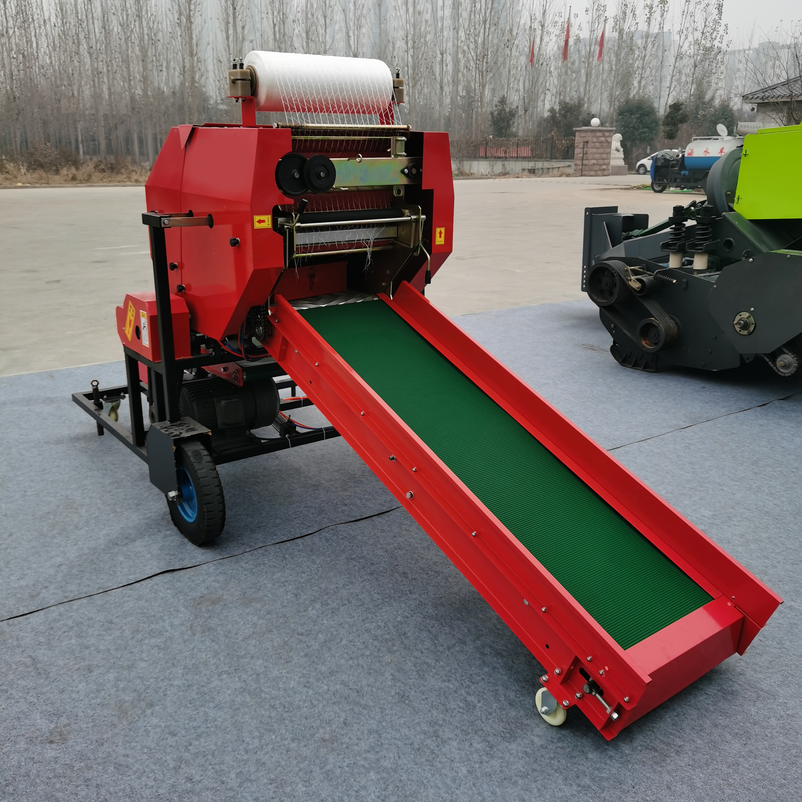 Green Storage Corn Stalk Baler - Silage Baler Machine บทวิจารณ์และราคา