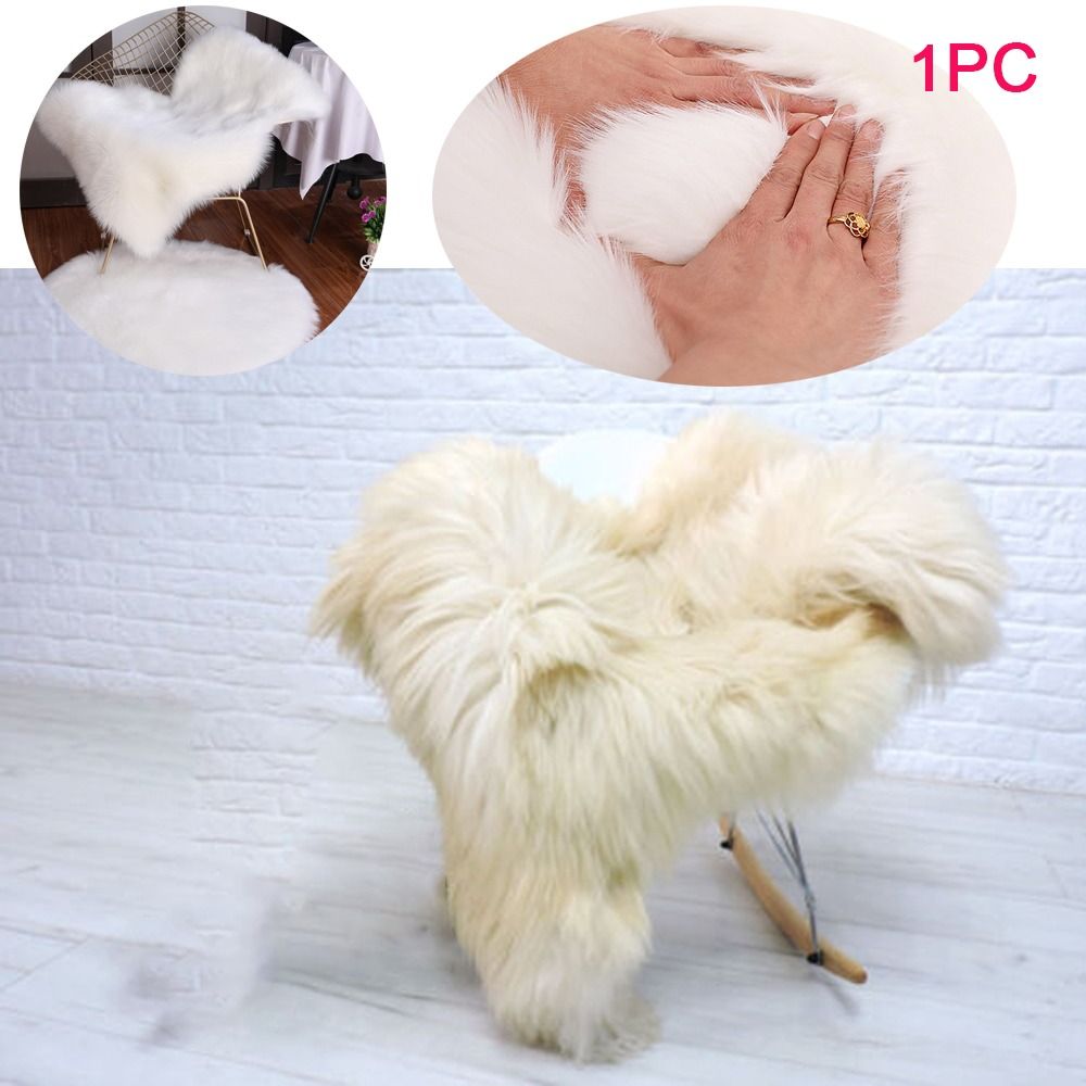 Artificial Sheepskin Long Hair - Cow Mat Rubber บทวิจารณ์และราคา