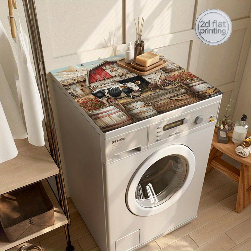 1pc Non-Slip Washer & Dryer To - Cow Mat Rubber บทวิจารณ์และราคา