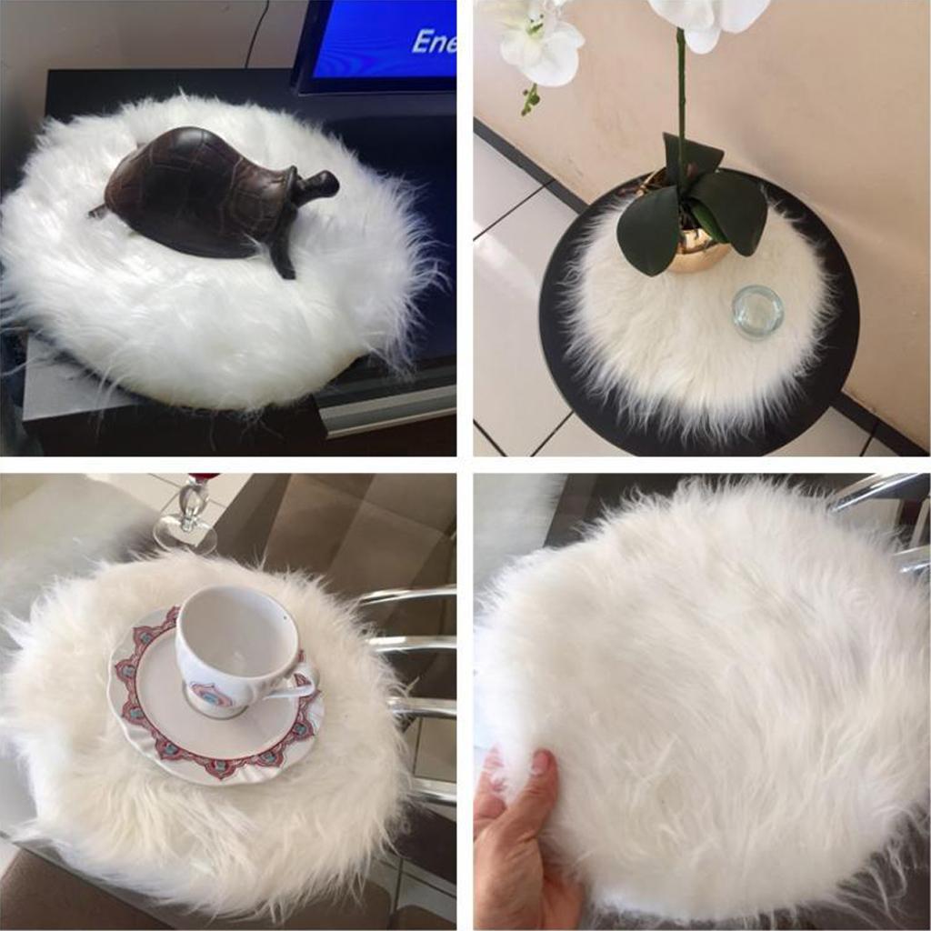 Luxury Faux Fur Sheepskin Rug, - Cow Mat Rubber บทวิจารณ์และราคา